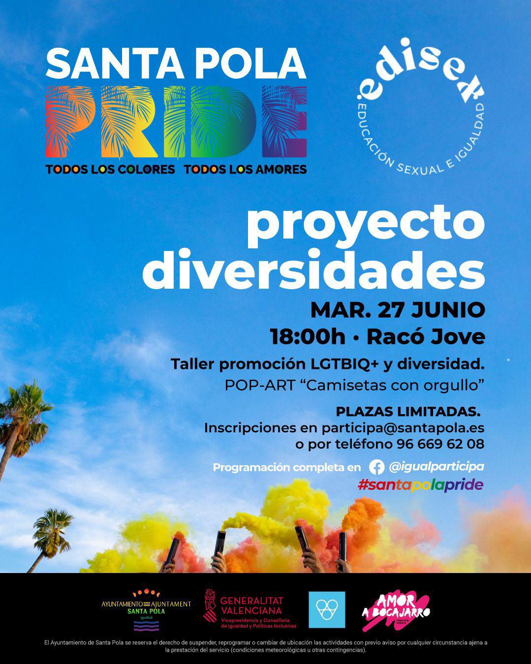 Proyecto Diversidades - Santa Pola Pride 2023