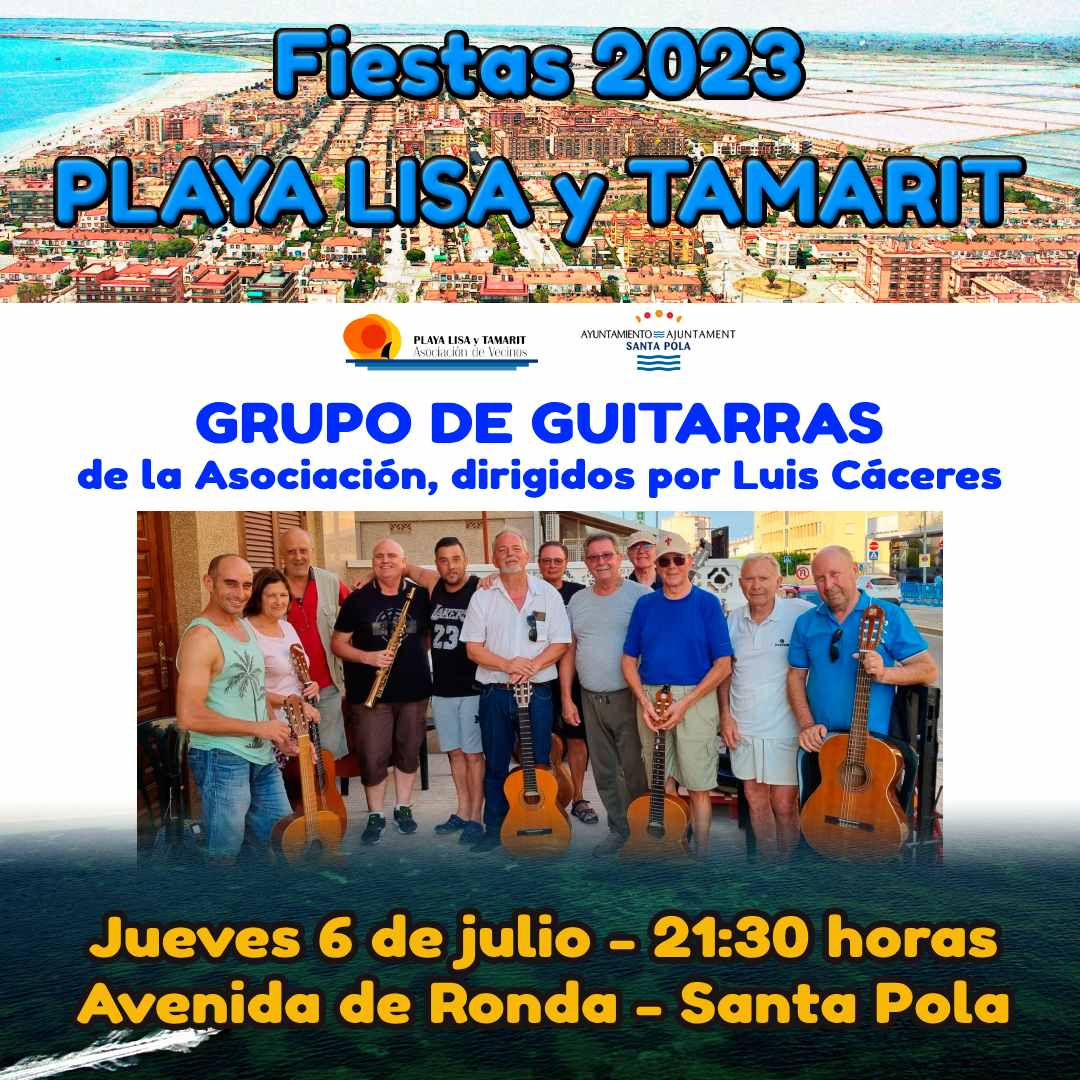 Grupo de Guitarras de la Asociación de Vecinos de Playa Lisa y Tamarit