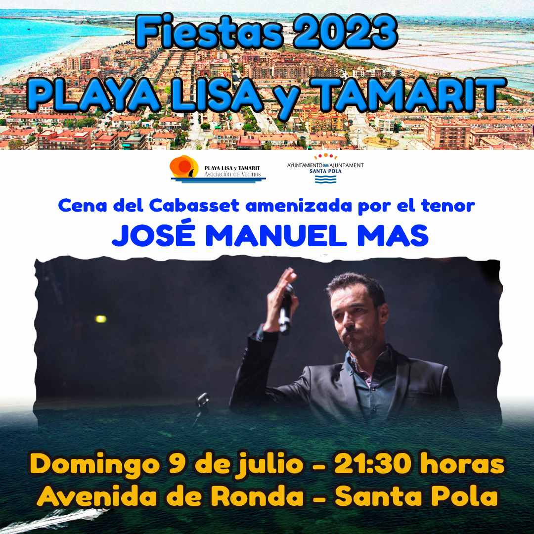 Sopar del Cabasset con la actuación del tenor José Manuel Mas
