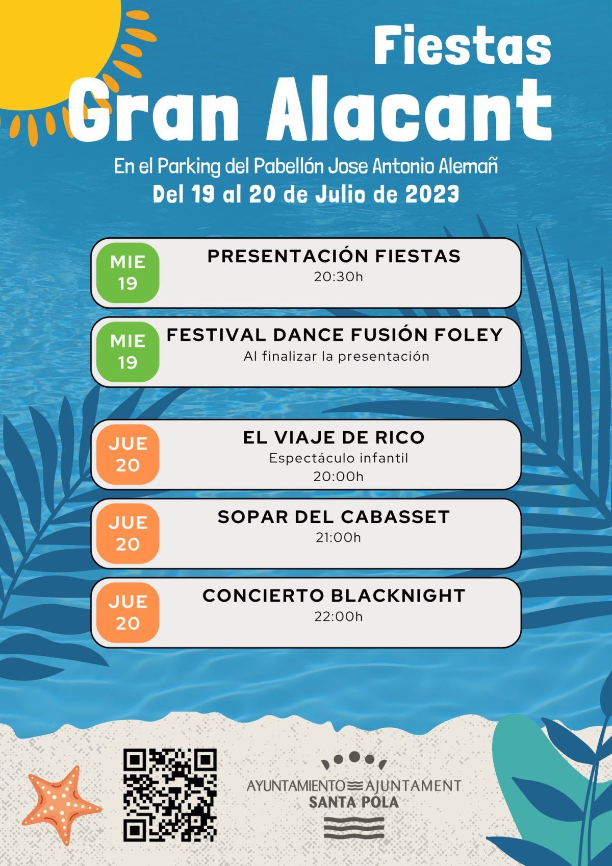 Fiestas de Gran Alacant - concierto de BlackNight