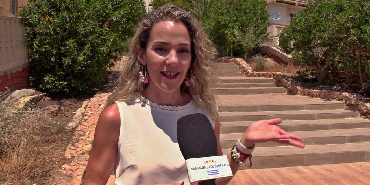 La rehabilitación de las escaleras mejora el acceso de los vecinos de Santa Pola del Este a la playa