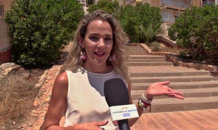 La rehabilitación de las escaleras mejora el acceso de los vecinos de Santa Pola del Este a la playa